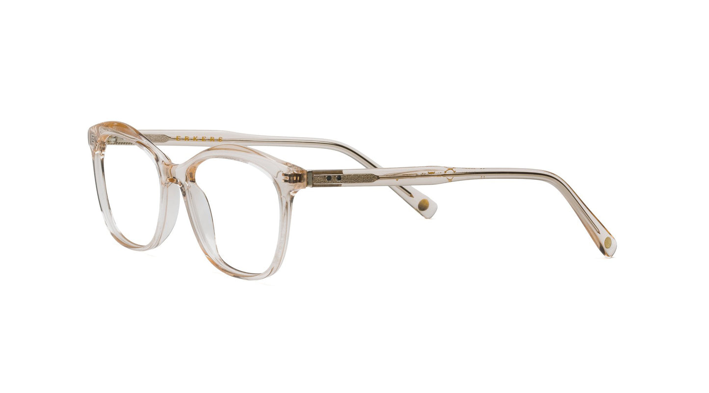 The Torry is a feminine shape with a slight arch at the brow. This Frame is the right amount of perk, and is sure to make a understated yet refined statement.
