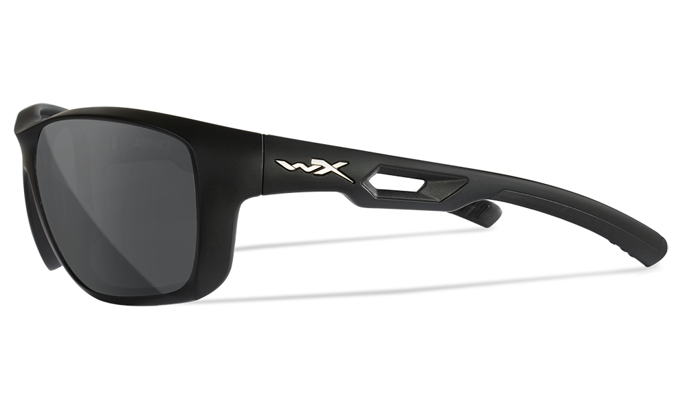 WX Aspect has built-in features to cover every aspect of comfort and protection you look for in a pair of sunglasses. The dual-injected nose bridge and temple arms allow the ultra-sporty and durable frame to rest weightlessly on your ears and nose for even the longest days of wear.