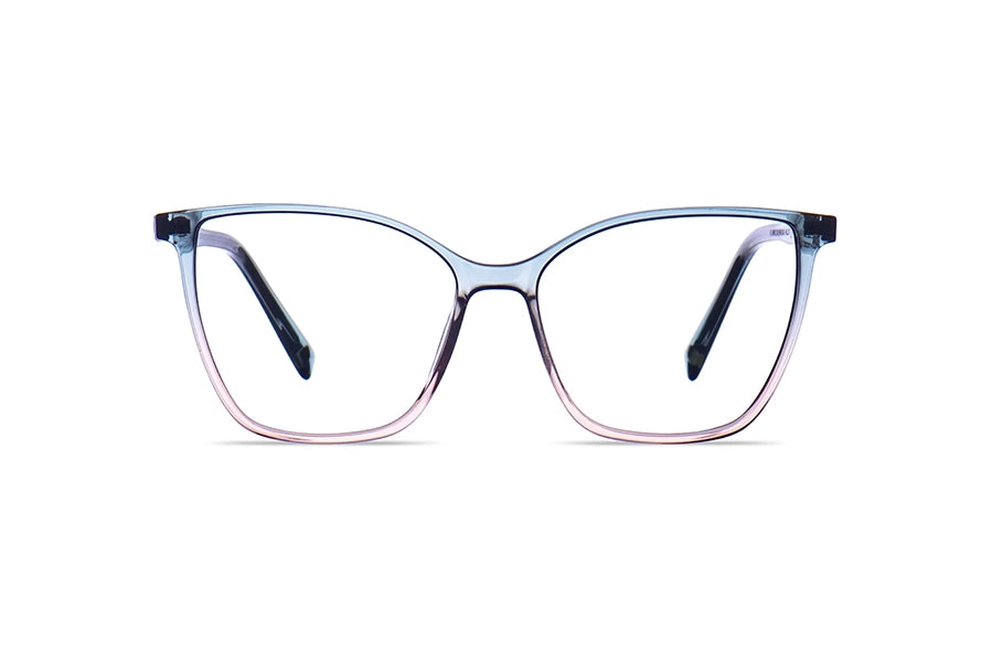The oversized build of Breckenridge Hills brings a fresh, contemporary feel to the ultra-thin cat eye frame. Simple and elegant with a hint of modern flair.