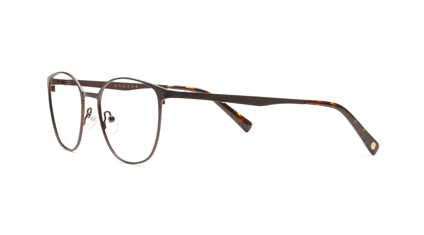 A stylish thin metal frame. A trendy shape that looks great on everyone. On the cutting edge of style and stylish enough to make a simple yet refined statement.