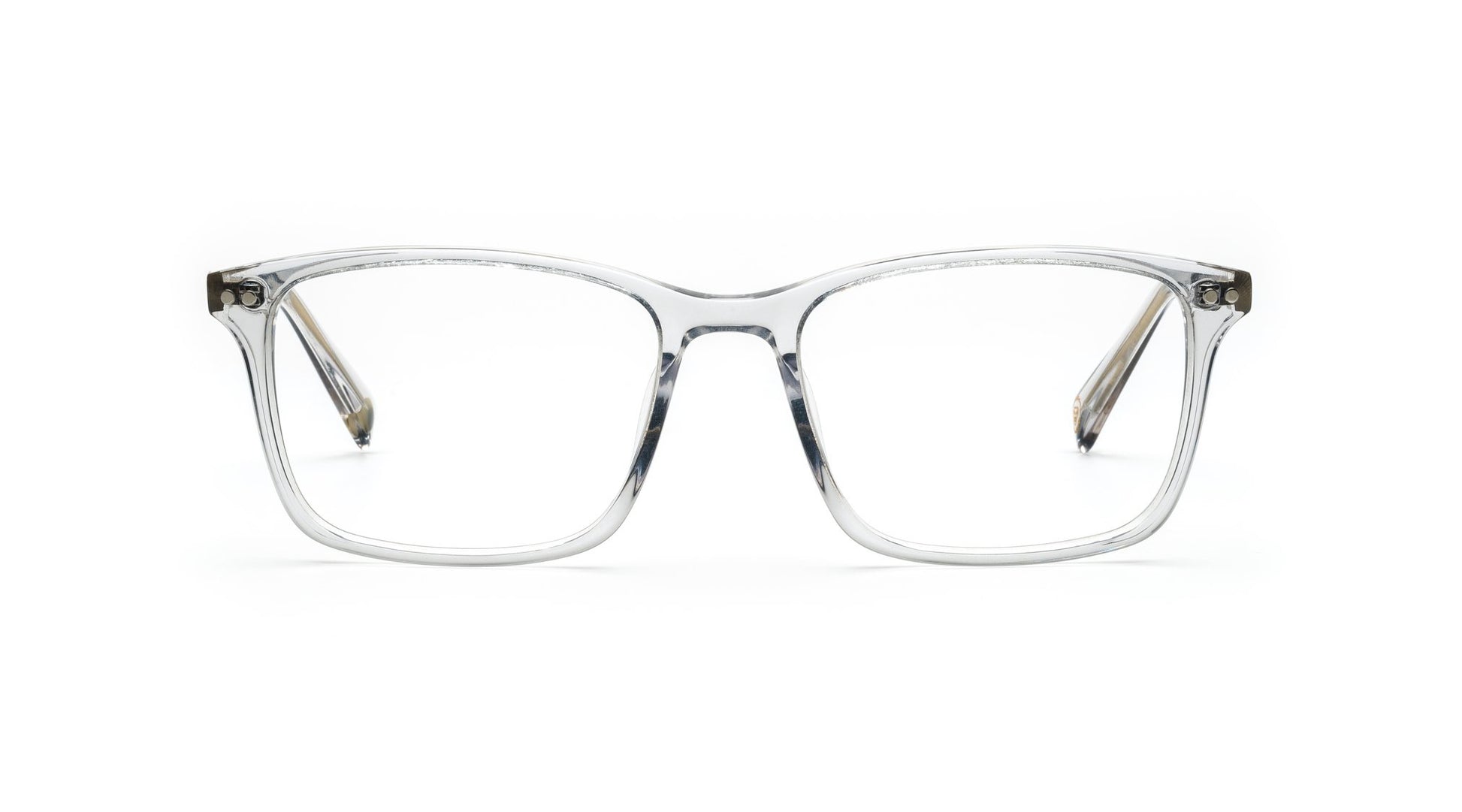 This frame is a bit larger in size and fits like a glove. The Acetate Front and Stainless Steel Temples are made to withstand the harshest punishment.