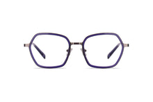 Load image into Gallery viewer, Express your individuality with the Green Park eyeglasses. Adding a unique element to the frame, an acetate insert surrounds the oversized rims of this contemporary, feminine design. This square frame features a range of classic colors and will nicely suit a larger face.