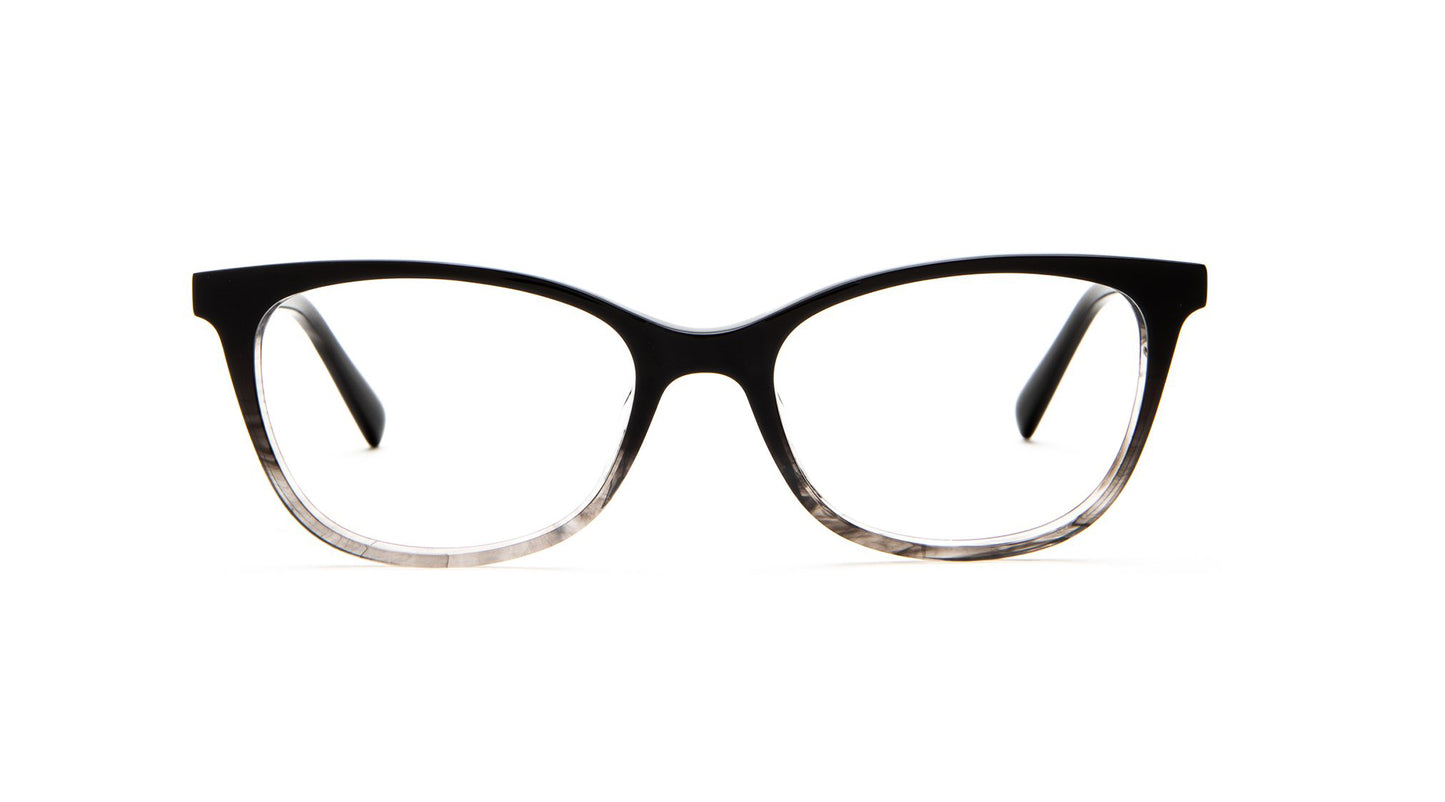 A petite frame with a soft arch. Fits a small face and enhances the brow.