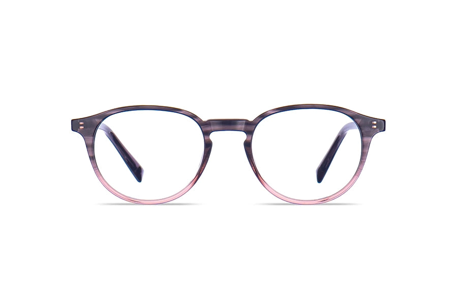 A larger version of the Cool Valley eyeglasses, Saint Ann is a rounded frame with classic influences, like a keyhole bridge. Stylish, comfortable, and complements any face shape.