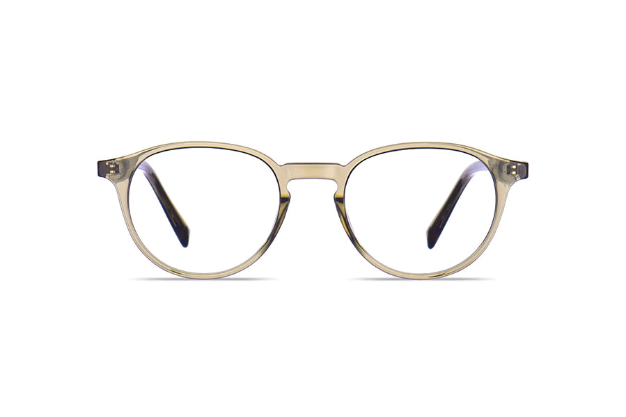 A larger version of the Cool Valley eyeglasses, Saint Ann is a rounded frame with classic influences, like a keyhole bridge. Stylish, comfortable, and complements any face shape.