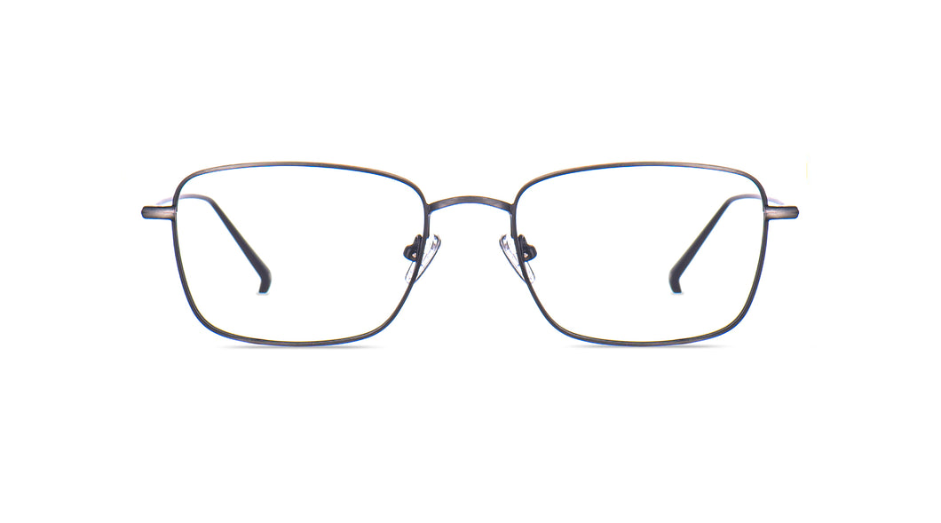 A Stainless steel frame. A thicker frame that is made to endure everything thrown at it. A classical, rectangular shape.