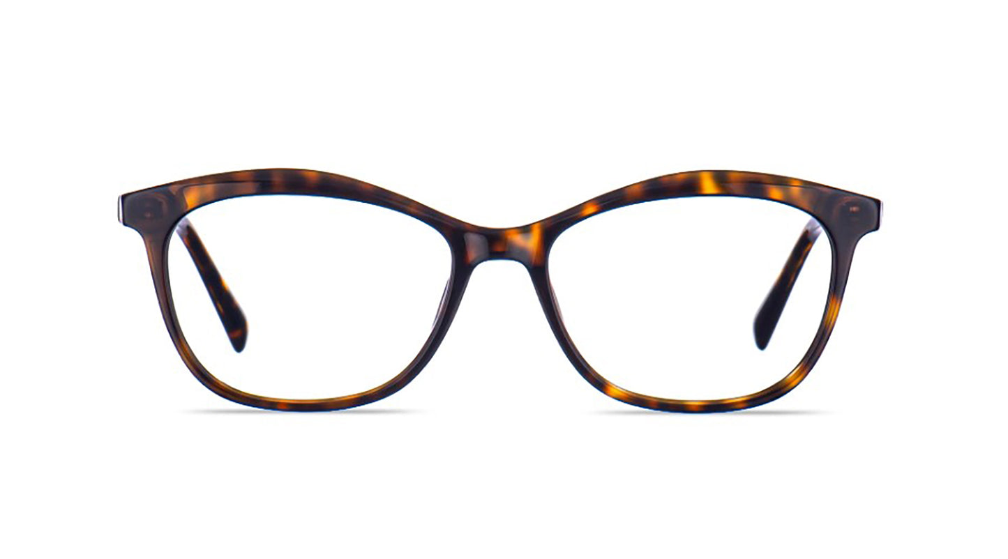 The Torry is a feminine shape with a slight arch at the brow. This Frame is the right amount of perk, and is sure to make a understated yet refined statement.