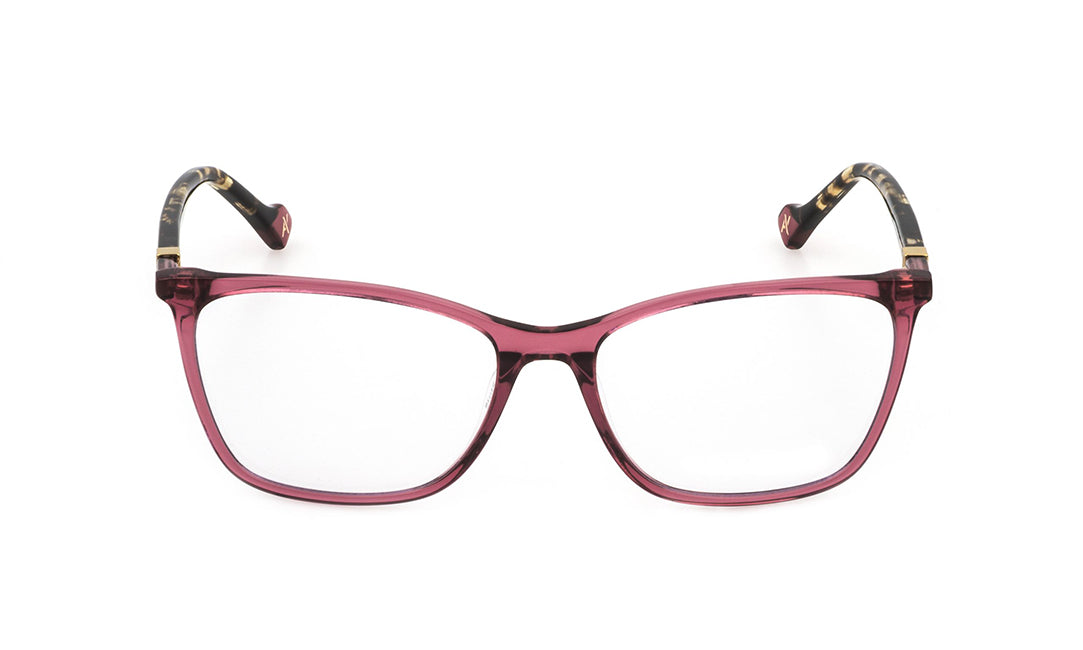 The Rosa optical style sports a rectangular-shaped HD acetate front piece. The temples are made from acetate and feature small metal cubes embellished by the monogram engraving, which is repeated on the temple tips.